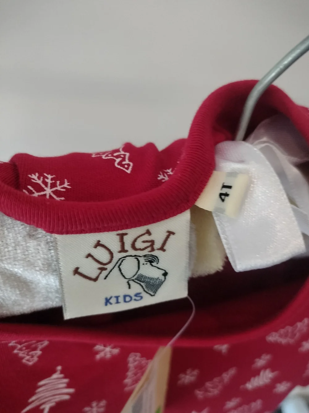 Luigi Kids cozy red